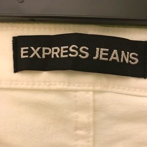 White Bell-Flare Express Jeans