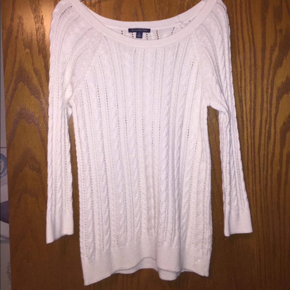 American Eagle Cream Sweater