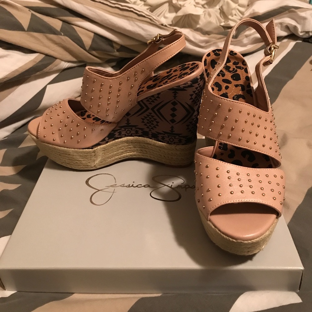 Jessica Simpson wedges