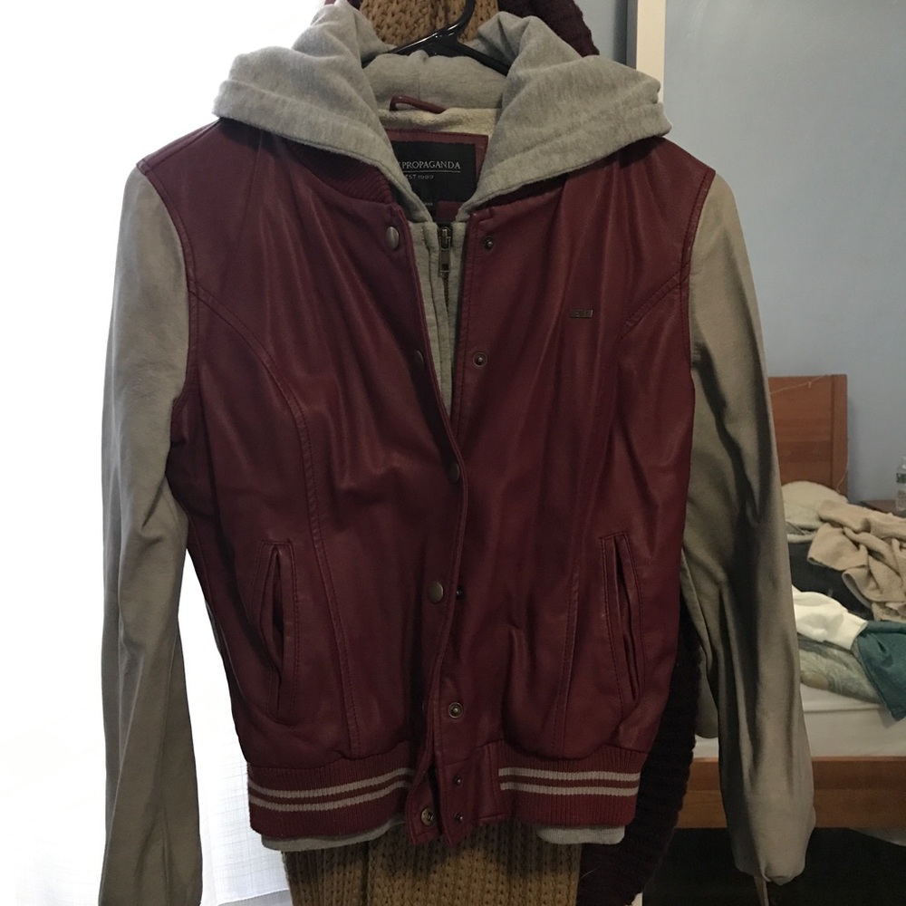 OBEY LEATHER JACKET