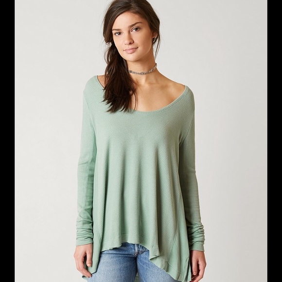 Free People Tops - NWT Sea Green Free People Malibu Thermal