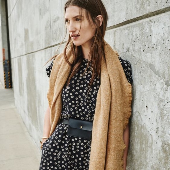 madewell leather crisscross skinny belt