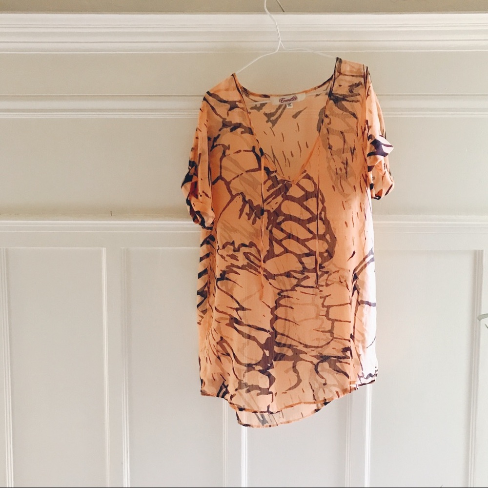 Sheer tunic