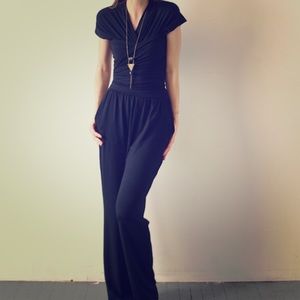 Black Convertible Pantsuit