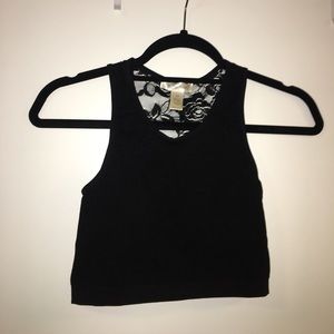 Black Crop Top