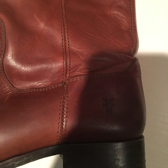 Melissa button Frye boots (cognac) - Picture 4 of 8