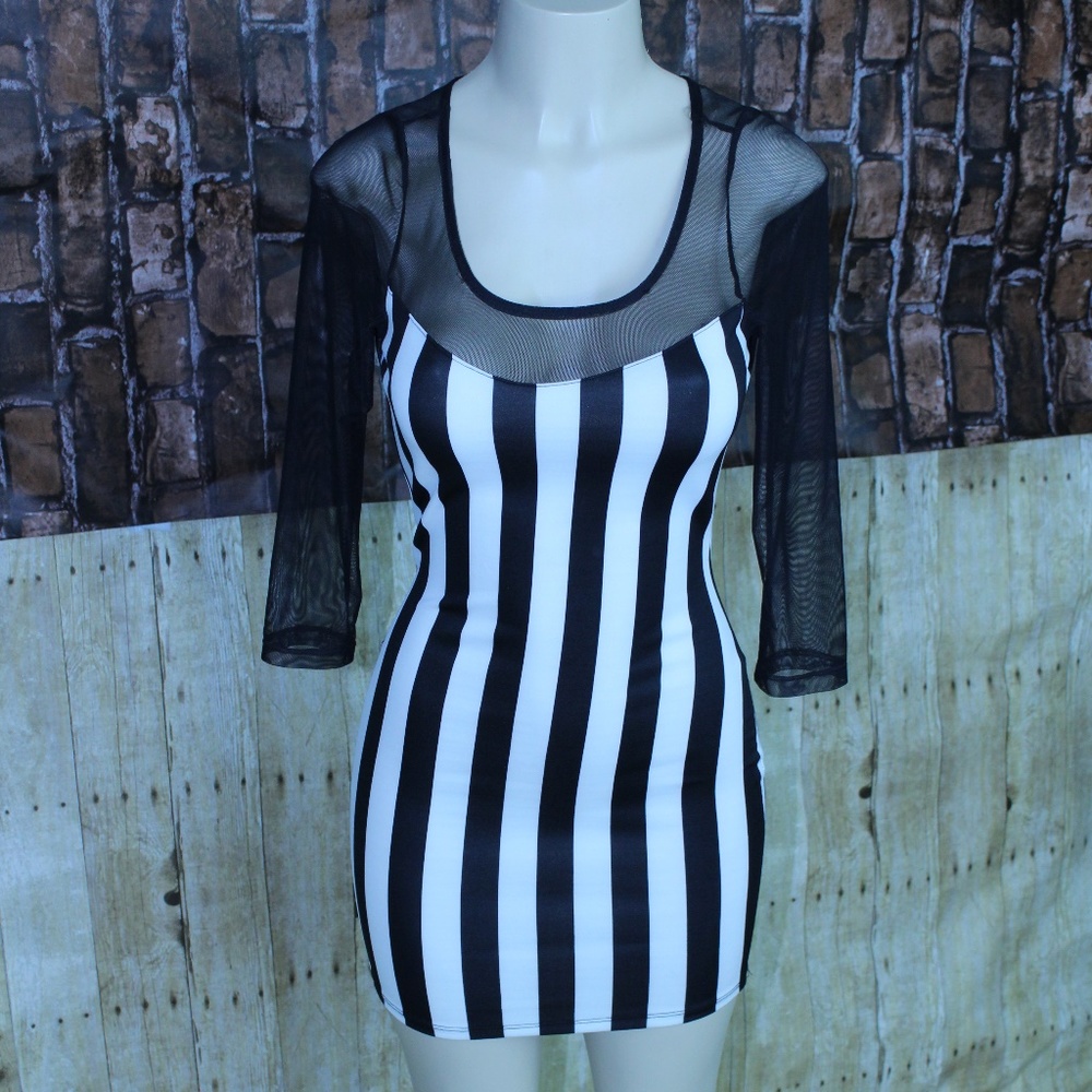 Black and White Dress