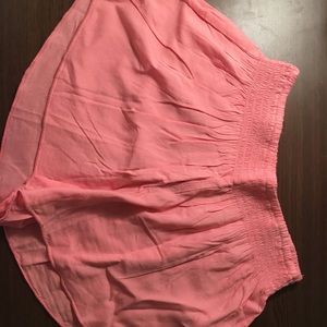 Pink flower shorts - New Never worn