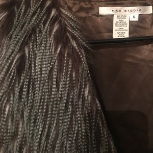 Max Studio Jackets & Coats - MaxStudio furry Vest Max Studio Jackets & Coats - MaxStudio furry Vest