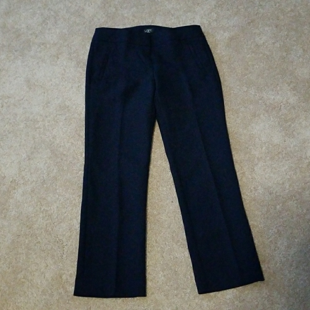 Ann Taylor Loft Navy ankle pants