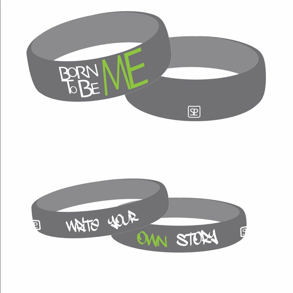 Born To Be ME and write your own story bracelets