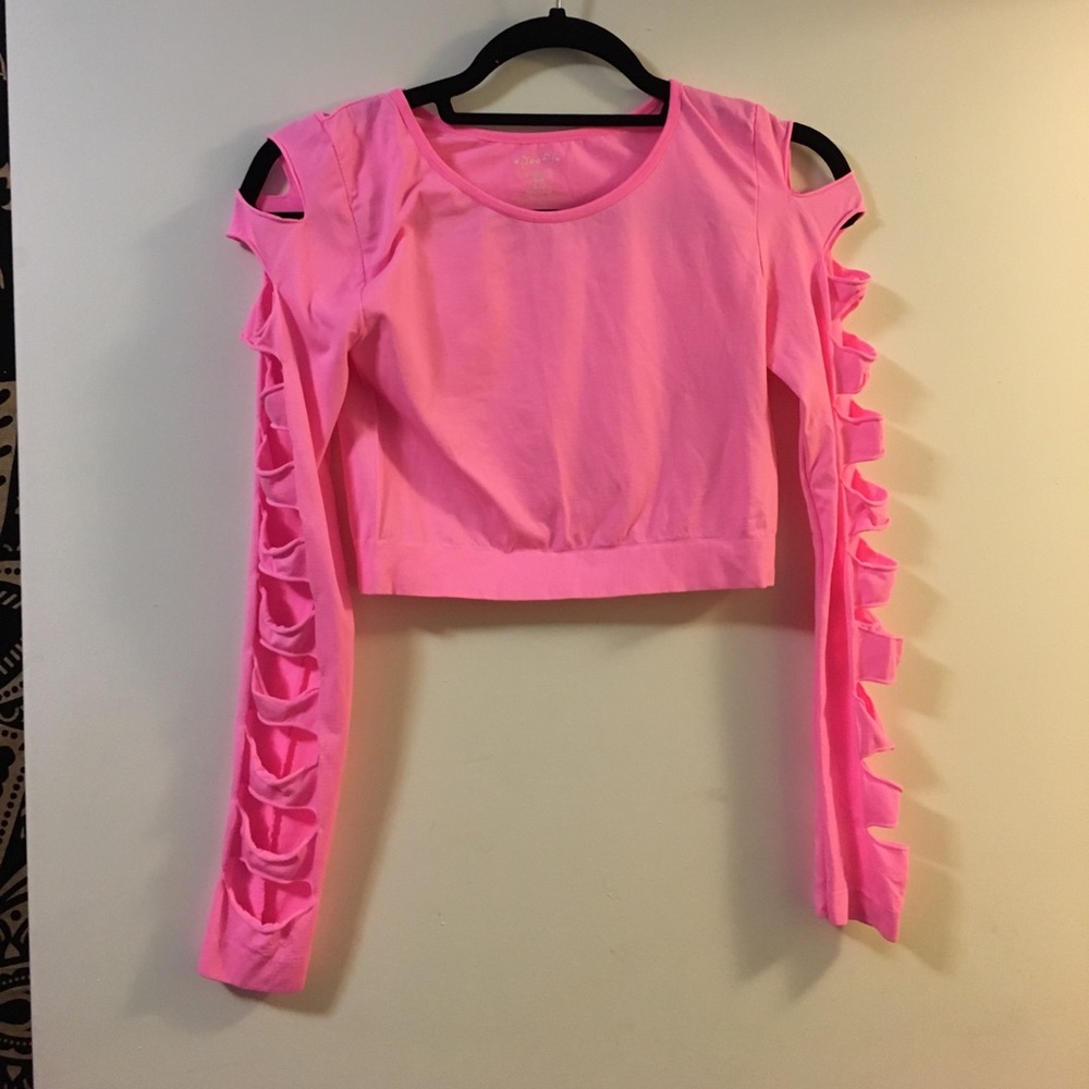 Pink Crop Top