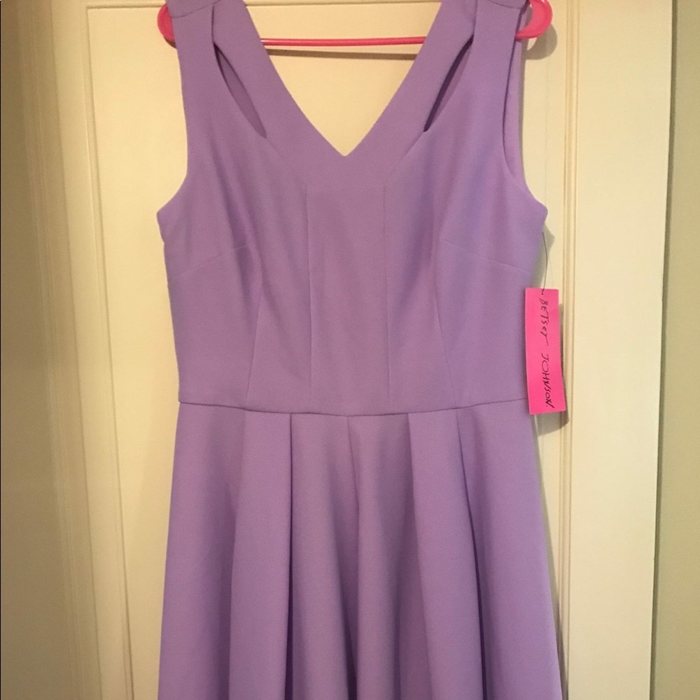 Betsey Johnson purple dress - Picture 1 of 2