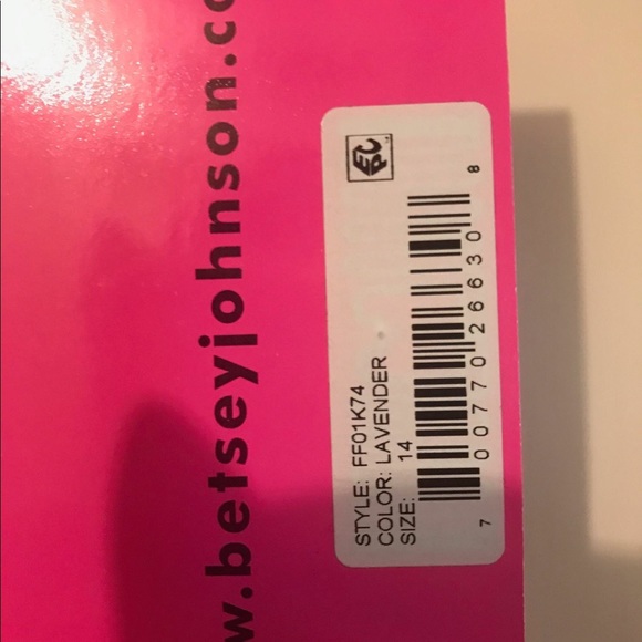 Betsey Johnson purple dress - Picture 2 of 2