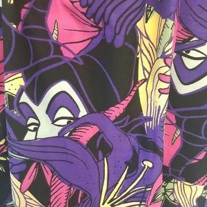 LuLaRoe TC2 Disney Villain Maleficent leggings.