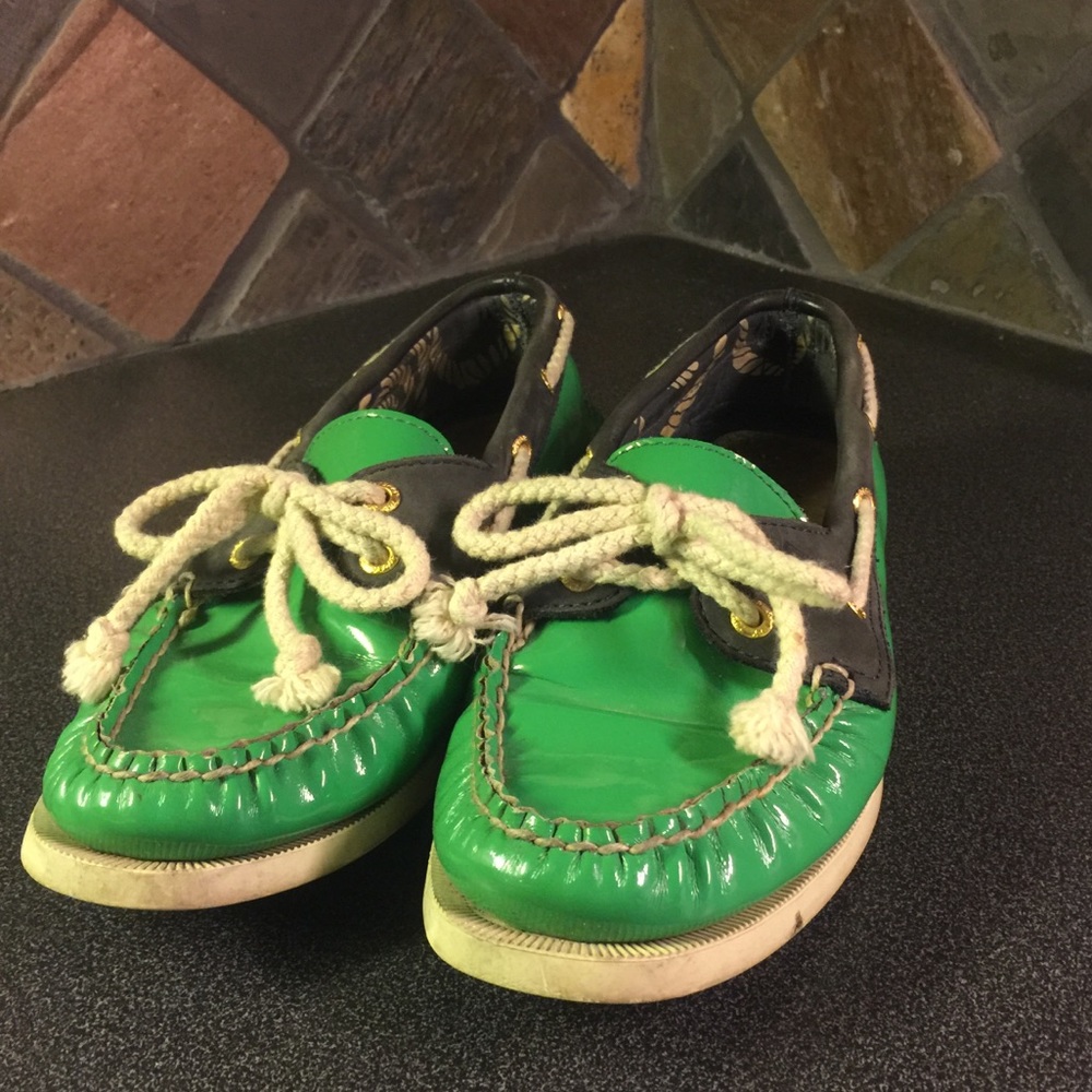 Leather Lacquer Sperrys