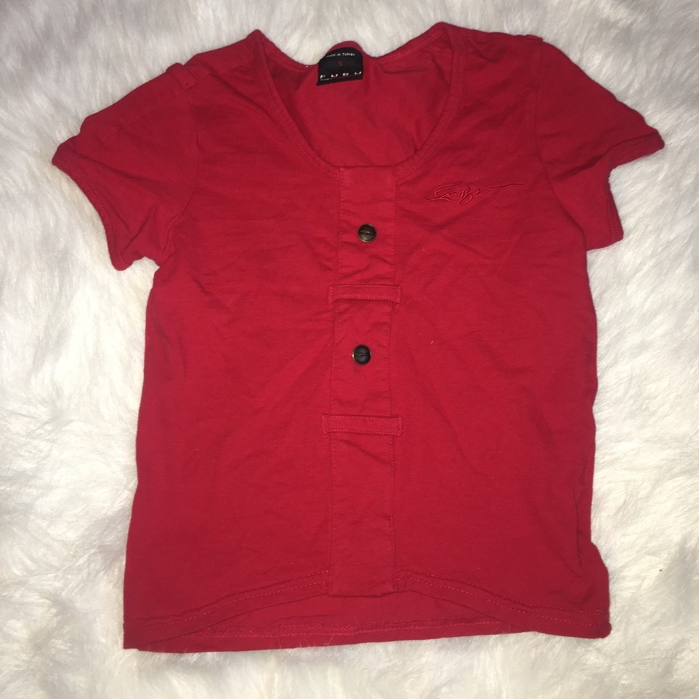 Fubu crop tee shirt