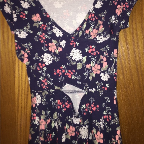 Navy, White and Pink dress - Picture 3 of 4