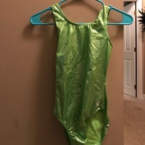 Size Womens extra small metallic green leotard