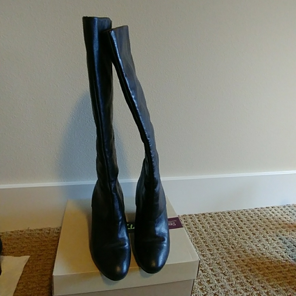 Knee High Leather Boots