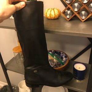 Cole Haan boots, hit at upper calf, size 10.5