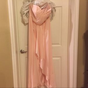 Light pink dress size 16.