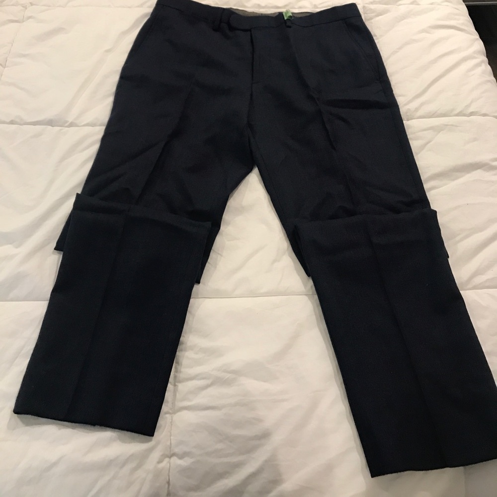 J crew dark navy dress slack.
