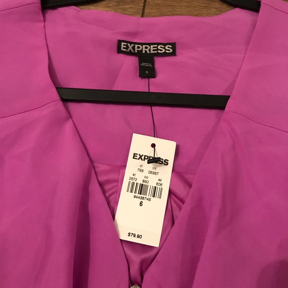 NWT Express Lavender Romper - Picture 2 of 9