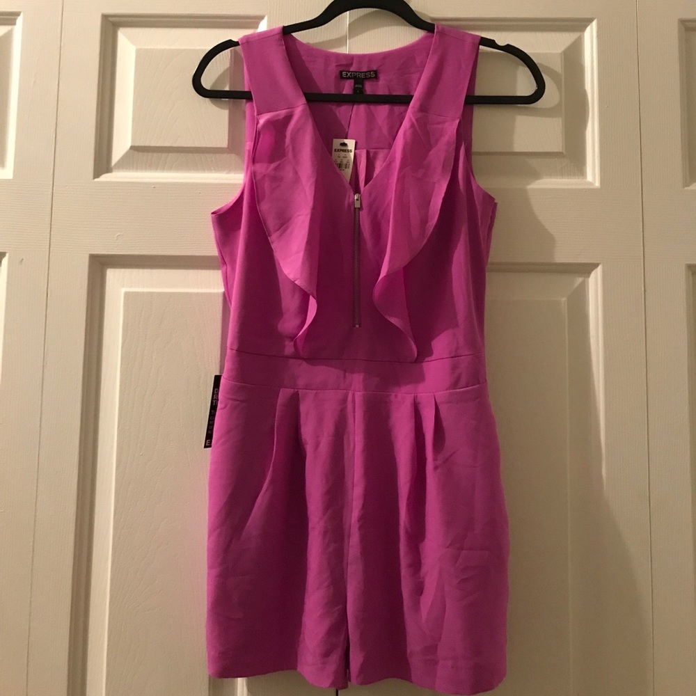 NWT Express Lavender Romper - Picture 6 of 9