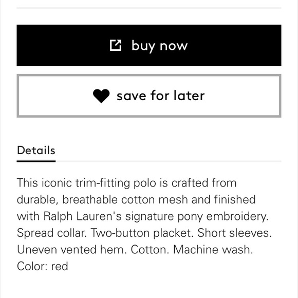 ⭐️HOST PICK⭐️: RED POLO BY RALPH LAUREN - Picture 5 of 8