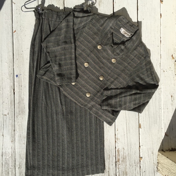 AMY RIGG skirt/jacket/viscose woolVERY NICE/1 - Picture 1 of 7