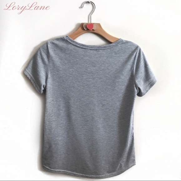 BUNDLE & SAVE! 
GIRLS GRAY T SHIRT - Picture 2 of 5
