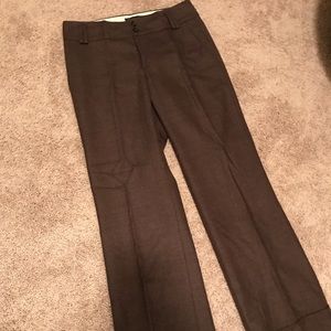 Lined wool slacks