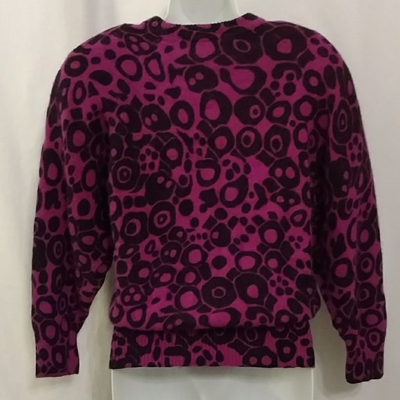 VTG Retro 80s Abstract Print Sweater M - EUC - Picture 6 of 8