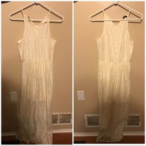 Cream lace dress