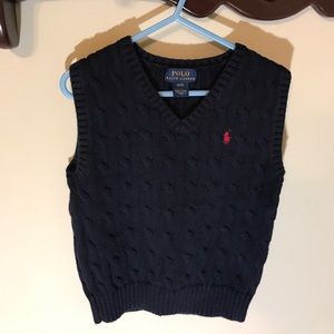 Boys Polo by Ralph Lauren navy vest