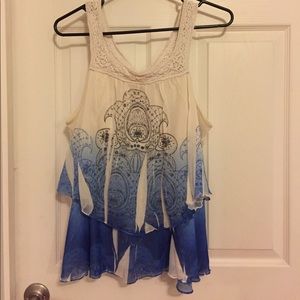 Sleeveless dress top xl worn a few times