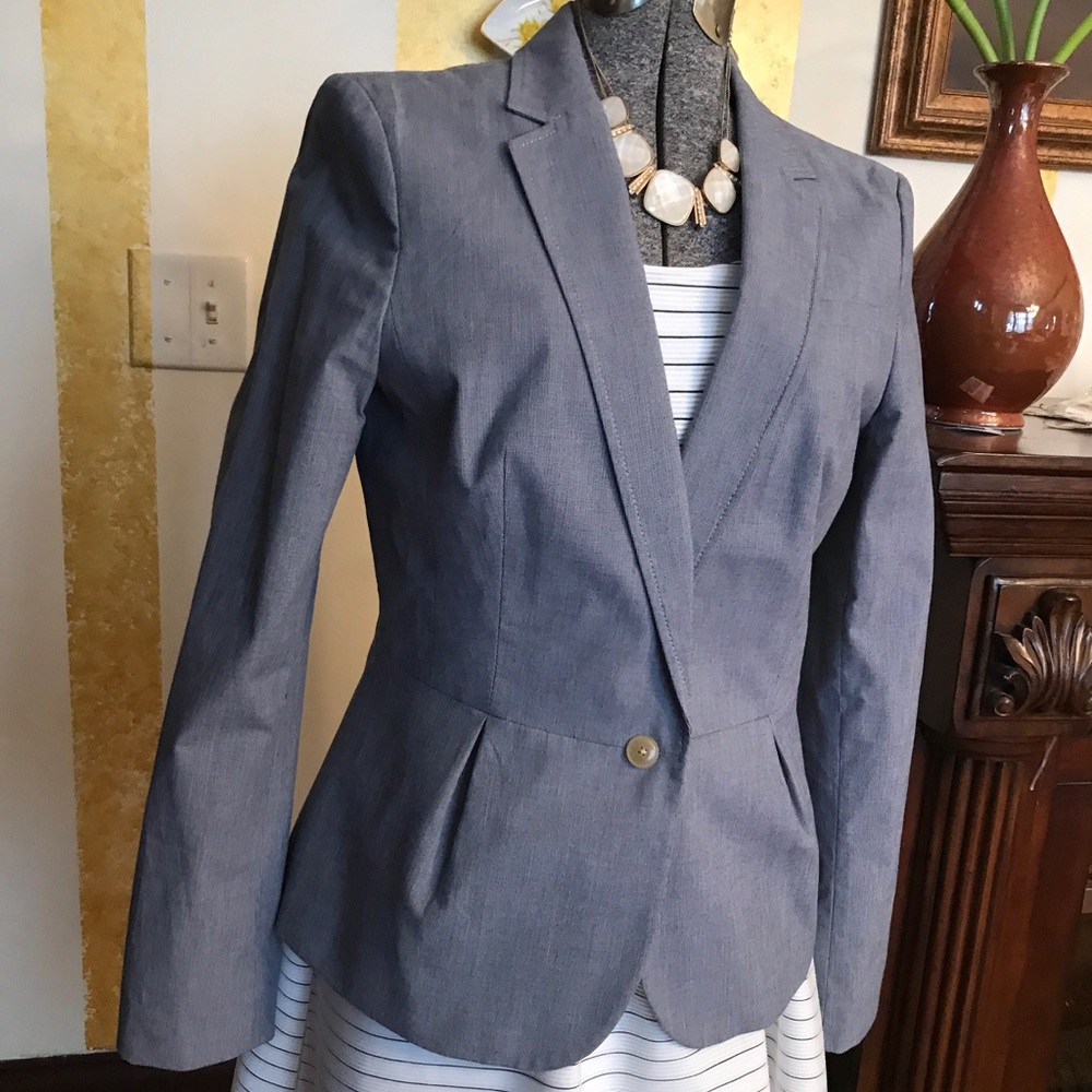 Banana Republic cotton light blue jacket size 8