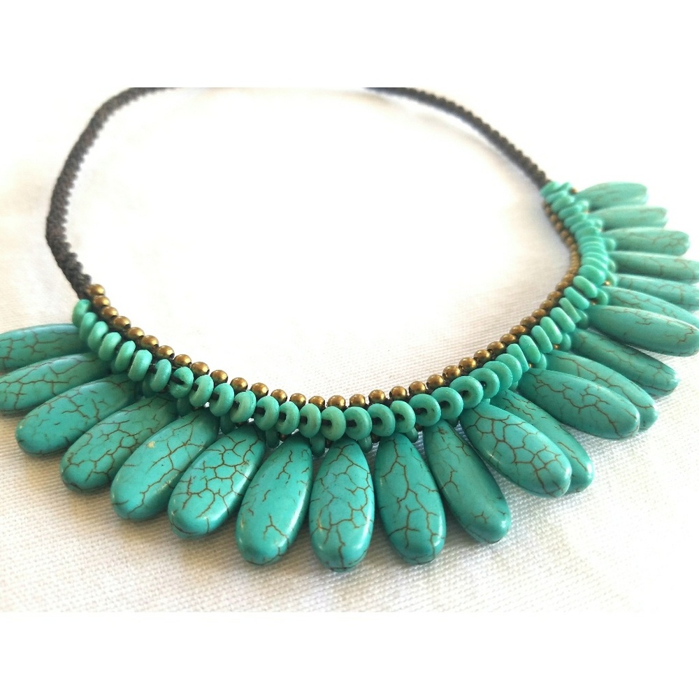 NWOT Turquoise Choker Necklace