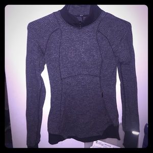 LULU lemon half zip up