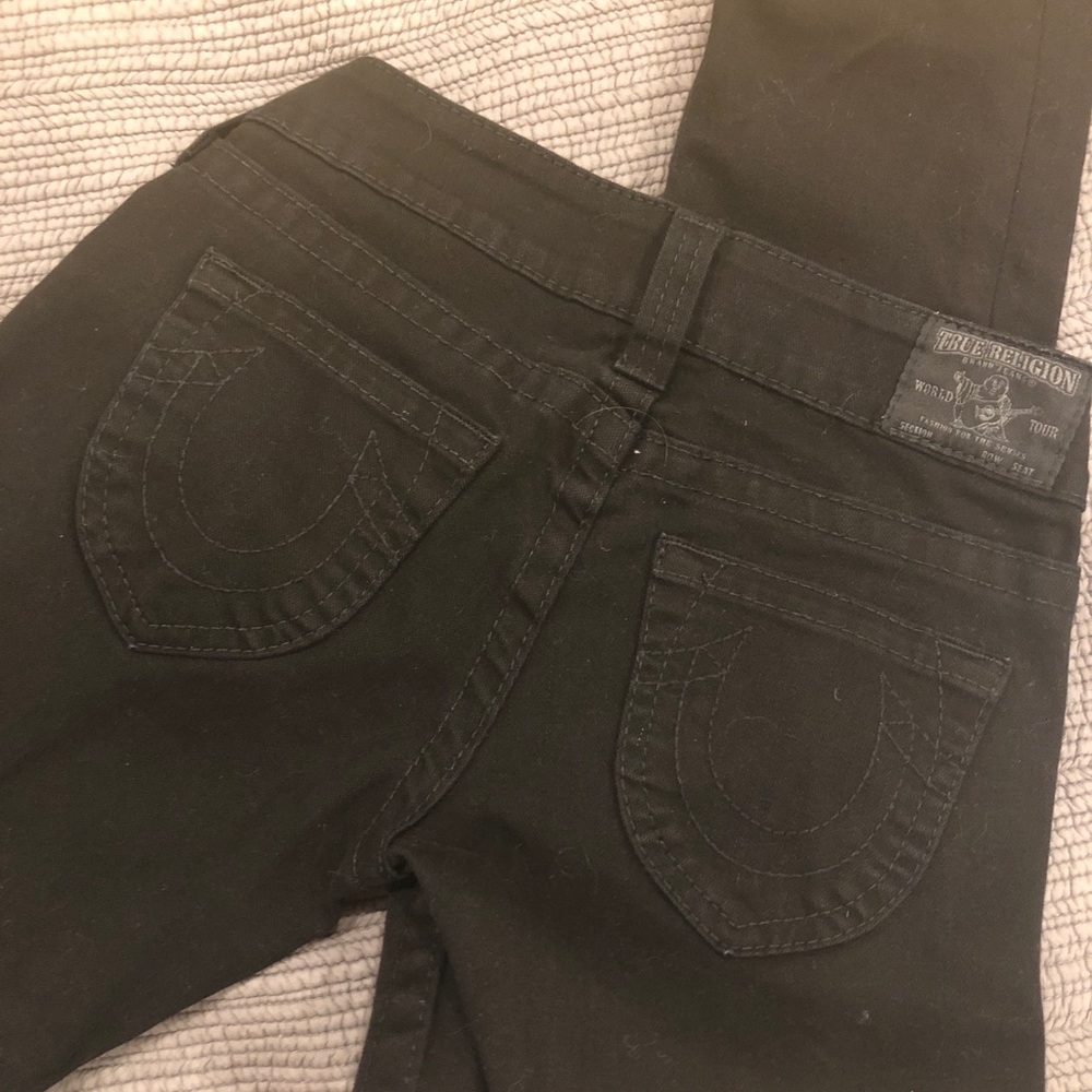 True religion black Capri jeans