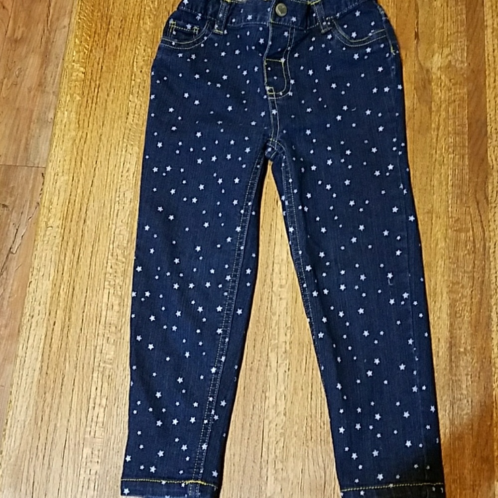 Starred Straight Leg Jeans