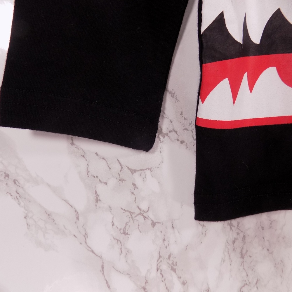 Monster Shark Black Long sleeves Tee. Kids.   :) - Picture 4 of 4