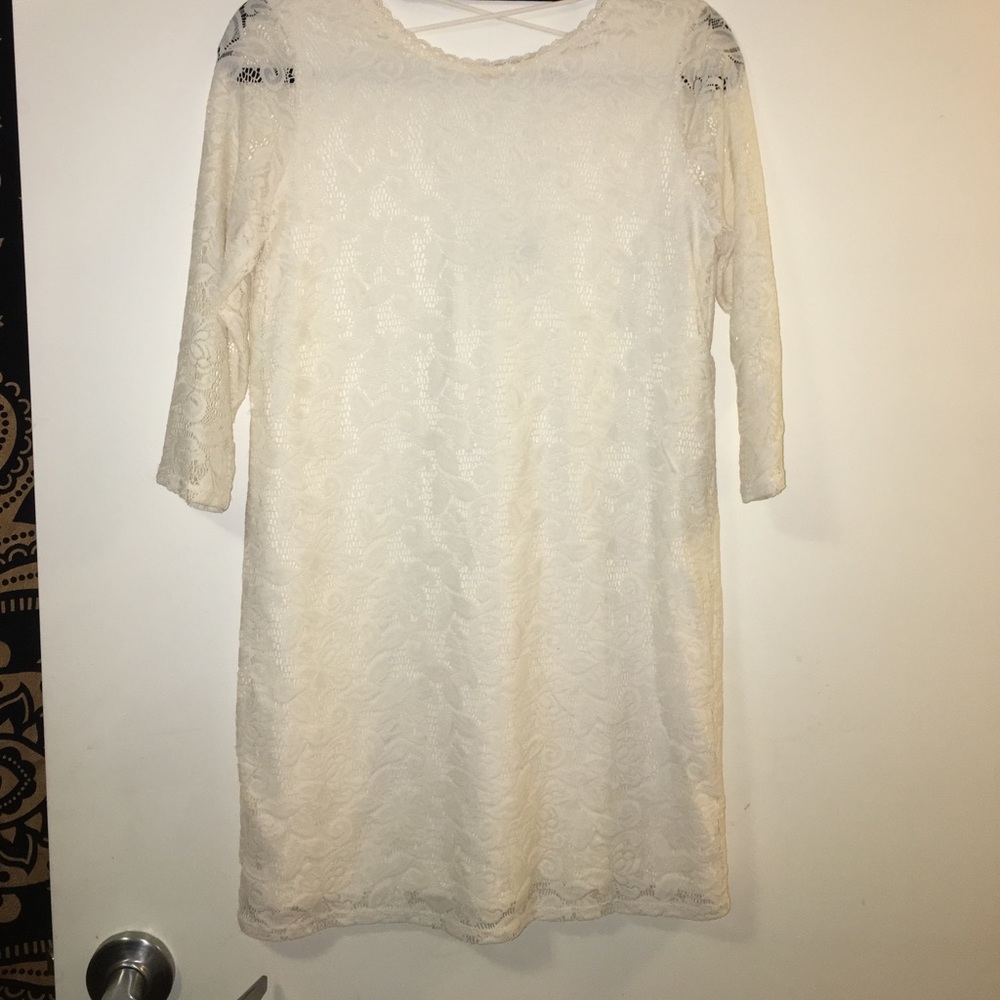 Lace Long Sleeve Dress