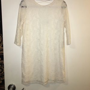 Lace Long Sleeve Dress