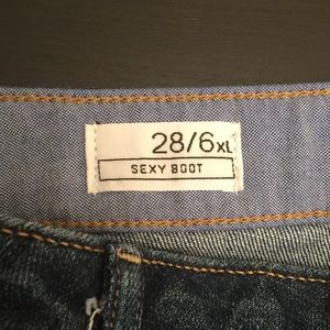 EUC GAP Sexy Boot Extra Long jeans