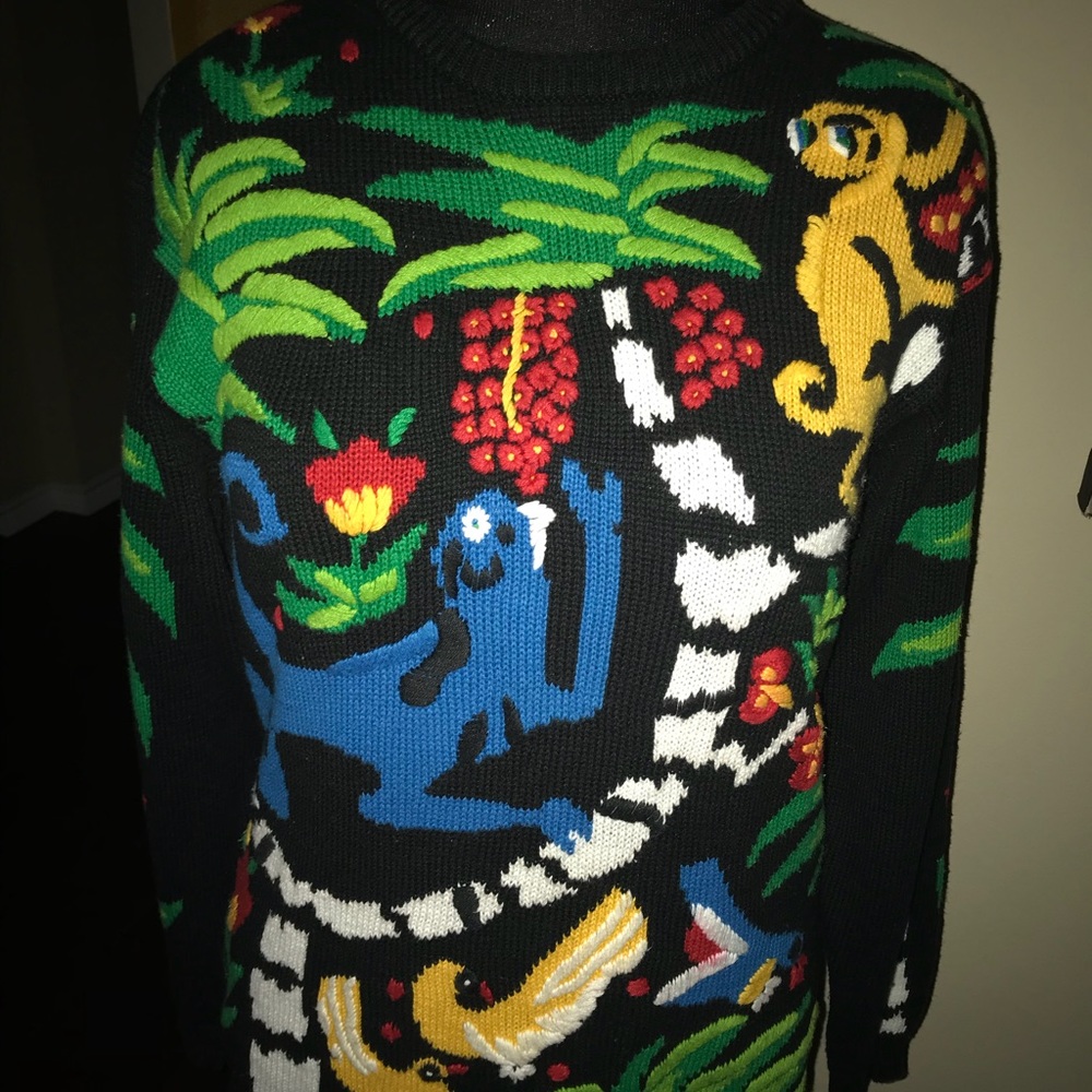 ❌SOLD❌ Vintage Crewneck Jungle Sweater