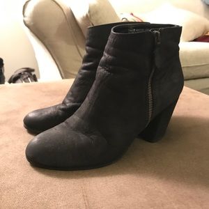 Nordstrom Black suede ankle booties