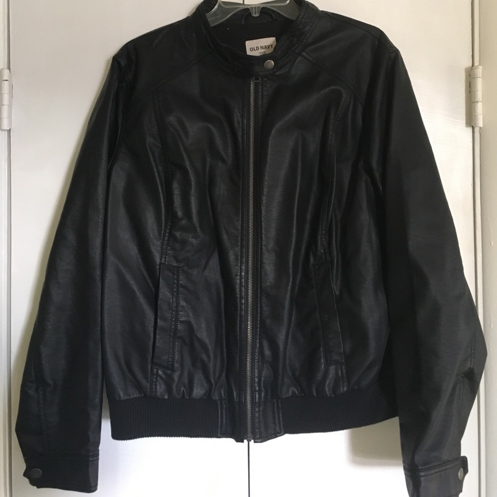 Old Navy XL Black Moto Jacket. NWOT