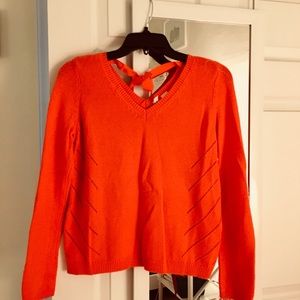 Anthropologie bow back sweater- XS